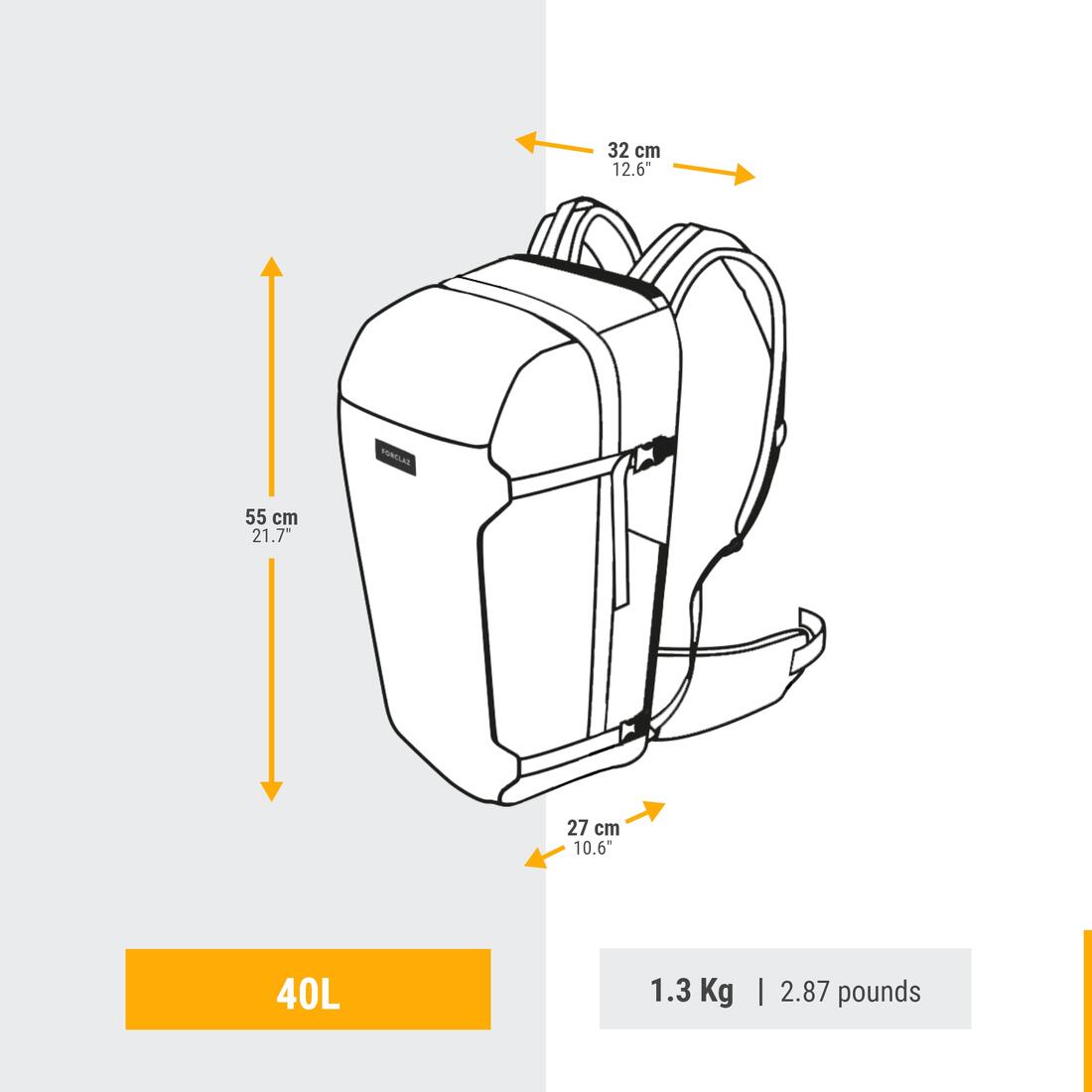 FORCLAZ (フォルクラ) バックパッカー・トラベル バックパック Travel 500 ORGANIZER 40 L