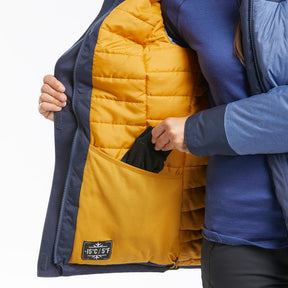 QUECHUA (ケシュア) 登山・スノーハイキングウィンター パーカー SH500 X-WARM 軽量 防水 - レディース