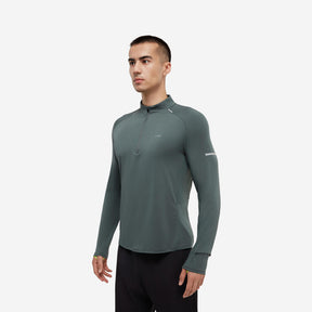 KIPRUN（キプラン）ランニング 長袖Tシャツ ハーフファスナー Run 500 Dry  メンズ