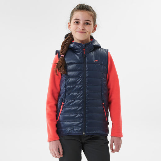 QUECHUA（ケシュア）登山・ハイキング ベスト 中綿 保温 MH 500 - 女の子（7-15歳）