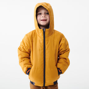 QUECHUA（ケシュア）登山・スノーハイキング ジャケット リバーシブル 防水 中綿 保温 ウォーム SH 100 - 男の子（2-6歳）