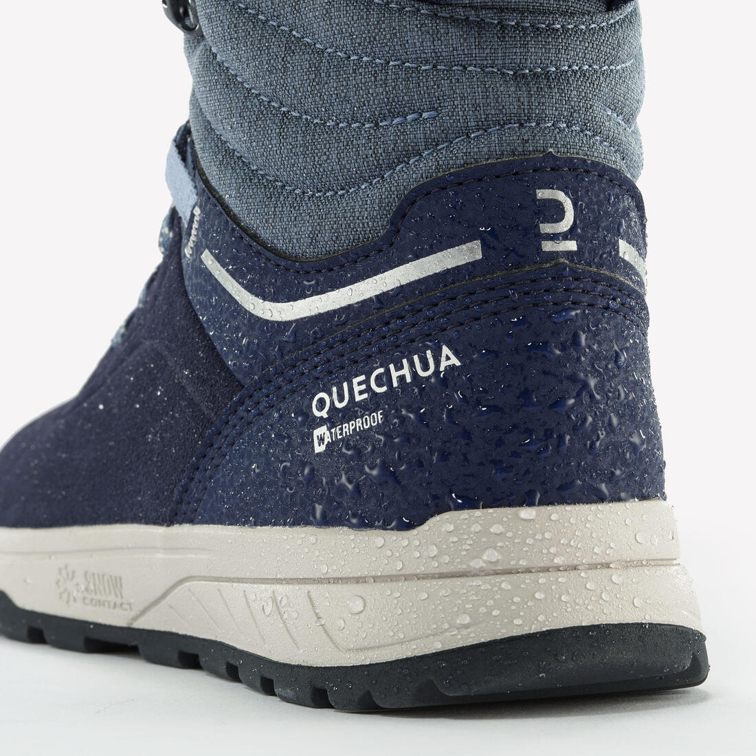 QUECHUA (ケシュア) 登山・スノーハイキング キッズ レースアップシューズ ウォーム 防水 レザー  SH500 サイズ2.5～5.5