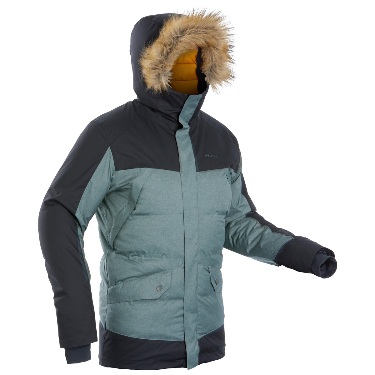 QUECHUA (ケシュア) 登山・スノーハイキング パーカー SH500 X-WARM -15°C 軽量 防水 メンズ