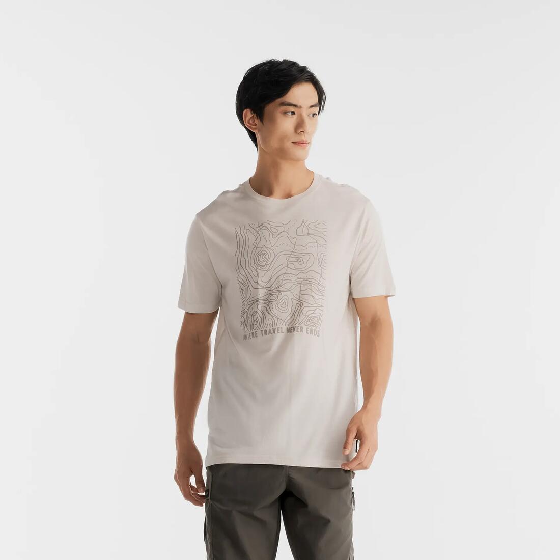 FORCLAZ (フォルクラ) 登山・トレッキング メリノウール 入り Tシャツ 半袖 防臭 TRAVEL 50 - メンズ