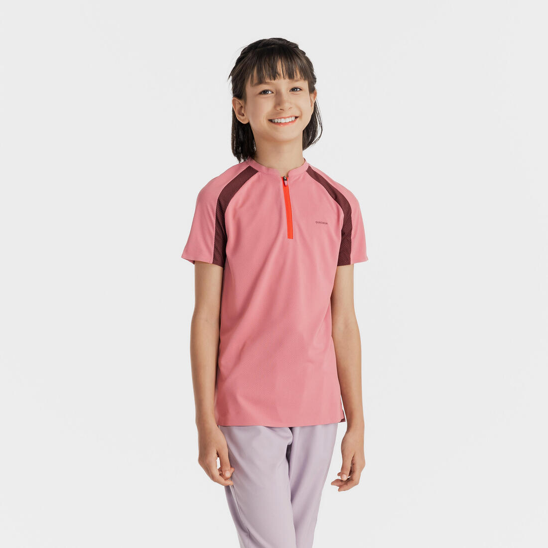 QUECHUA（ケシュア）キッズ ハイキングTシャツ MH550 7～15歳 ブルー  161-172cm