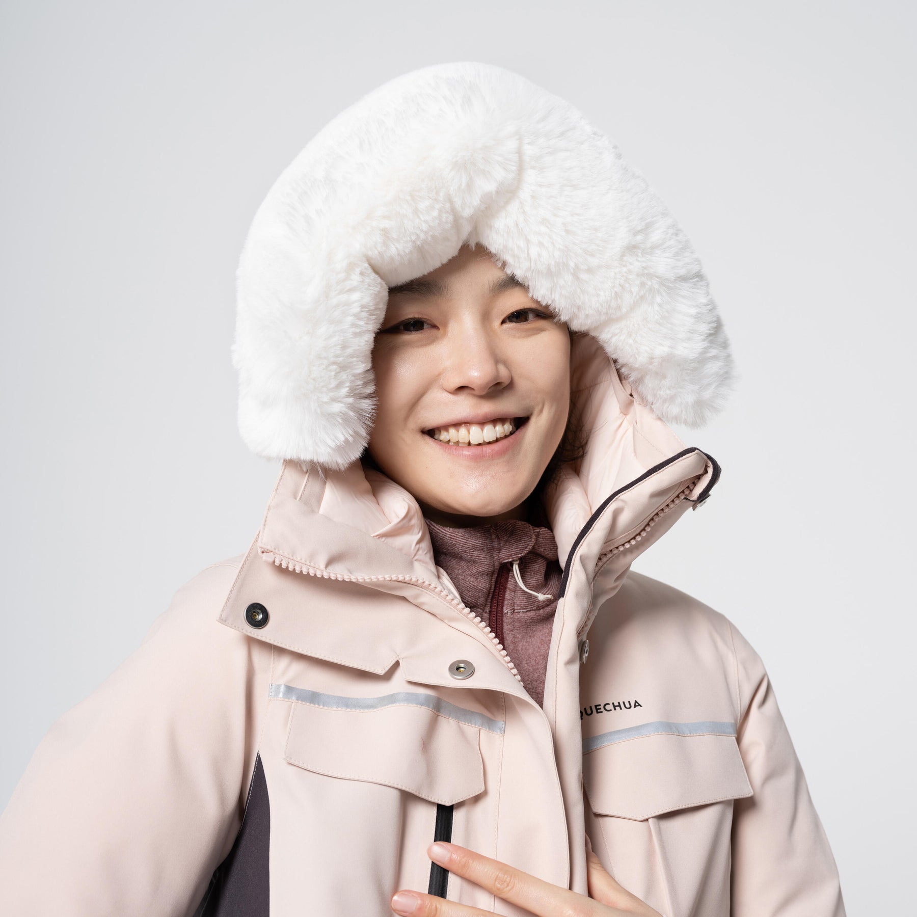 QUECHUA (ケシュア) 登山・スノーハイキング パーカー フェザー ダウンSH500 ULTRA-WARM -11°C 軽量 防水  - レディース