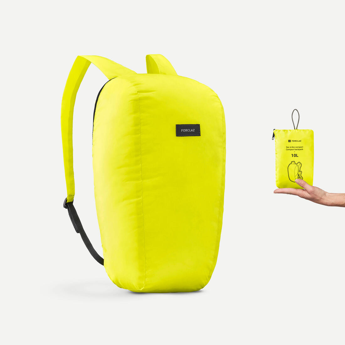 FORCLAZ(フォルクラ) 登山・ハイキング 軽量 折りたたみ 携帯 バックパック・リュック TRAVEL 10L