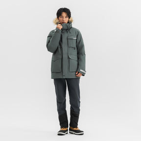 QUECHUA (ケシュア) 登山・スノーハイキング メンズ フード付きジャケット ウォーム グース 軽量 SH900