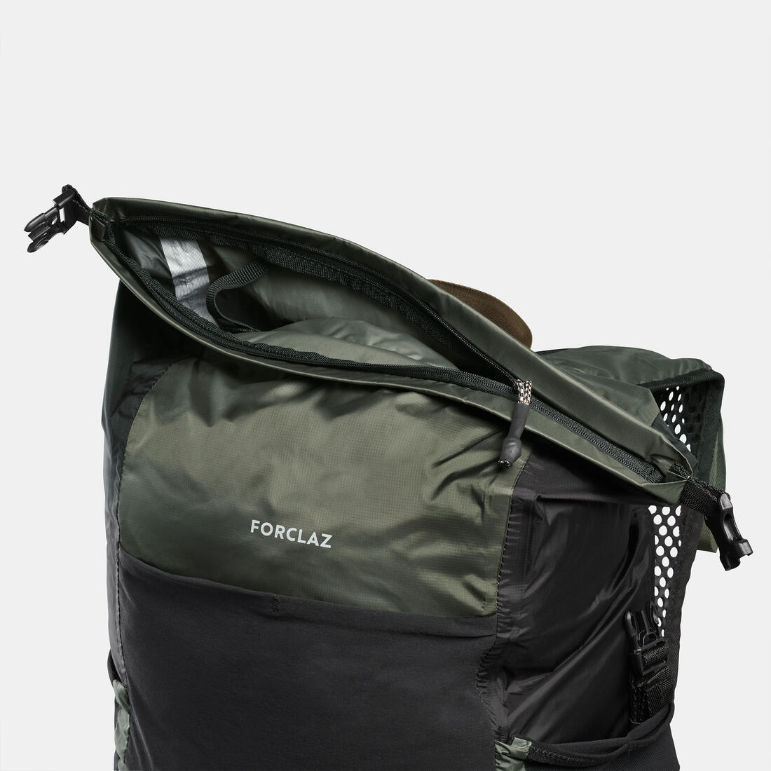 FORCLAZ(フォルクラ) 登山・ハイキング 軽量 折りたたみ 携帯 バックパック・リュック 防水 TRAVEL 100 25L