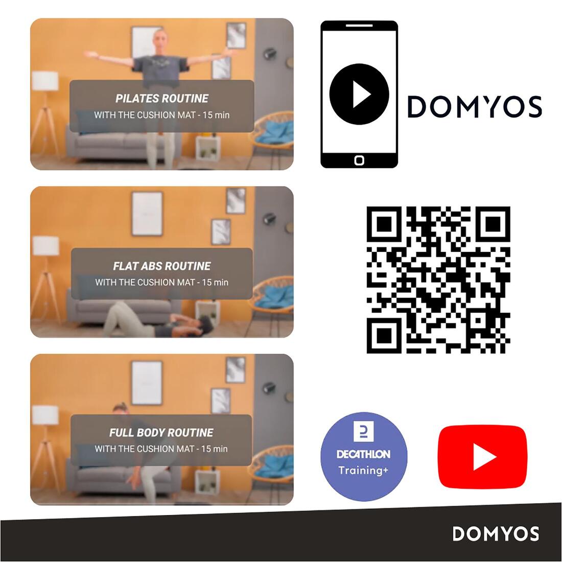 DOMYOS (ドミオス) フィットネス  マット＆クッション  EAZIP 540