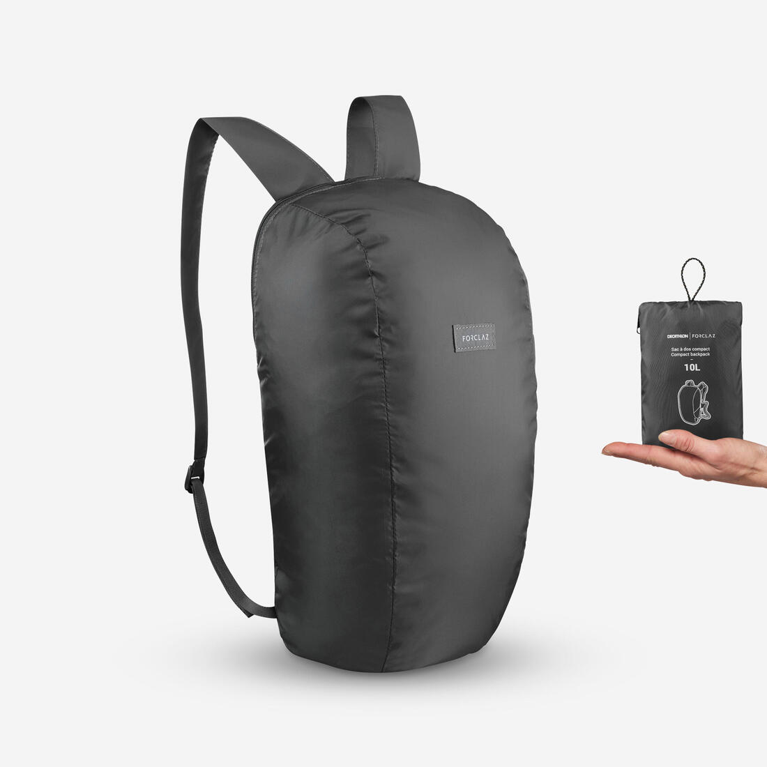 FORCLAZ(フォルクラ) 登山・ハイキング 軽量 折りたたみ 携帯 バックパック・リュック TRAVEL 10L