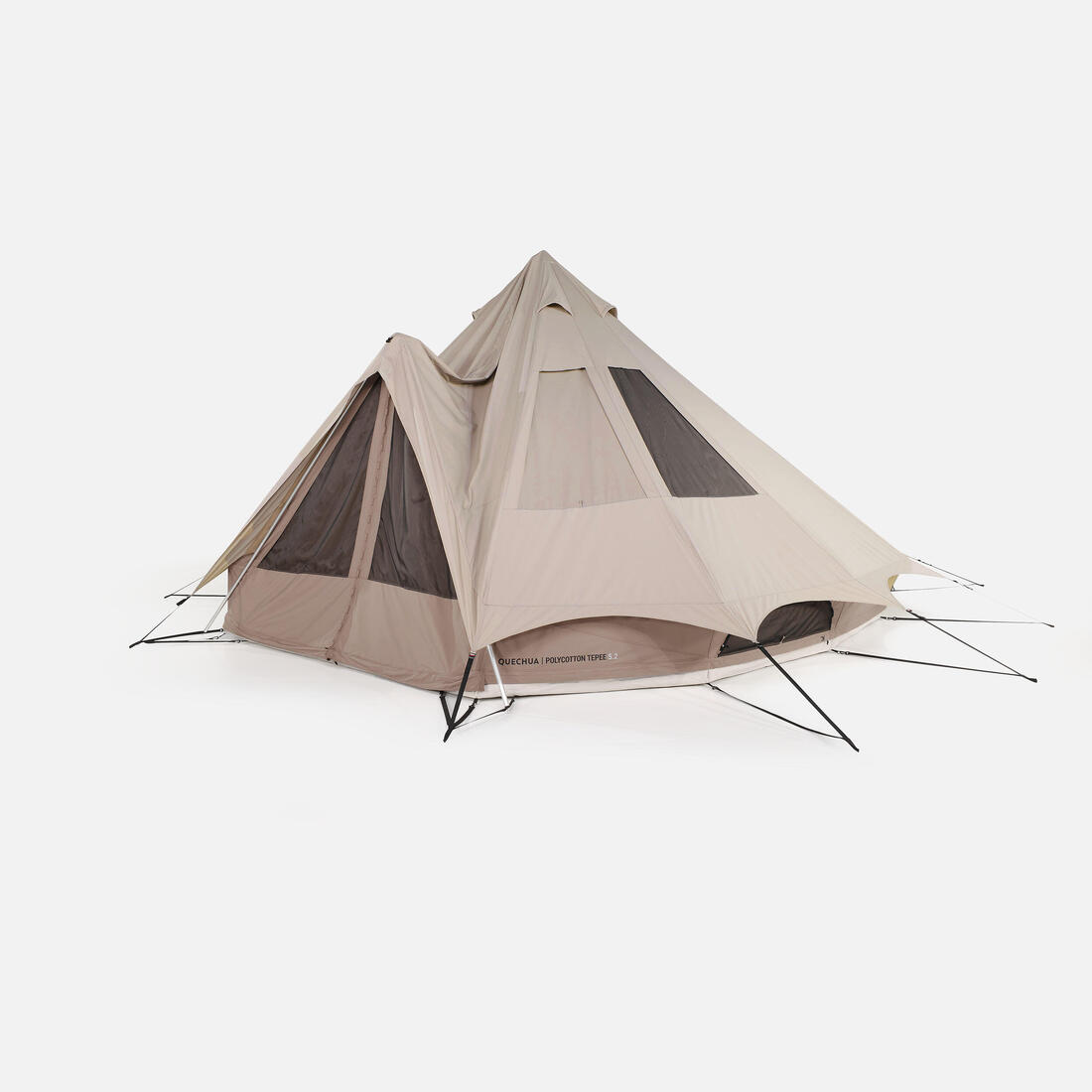 QUECHUA (ケシュア) キャンプ ティピー型テント ポリコットン - 5人用 