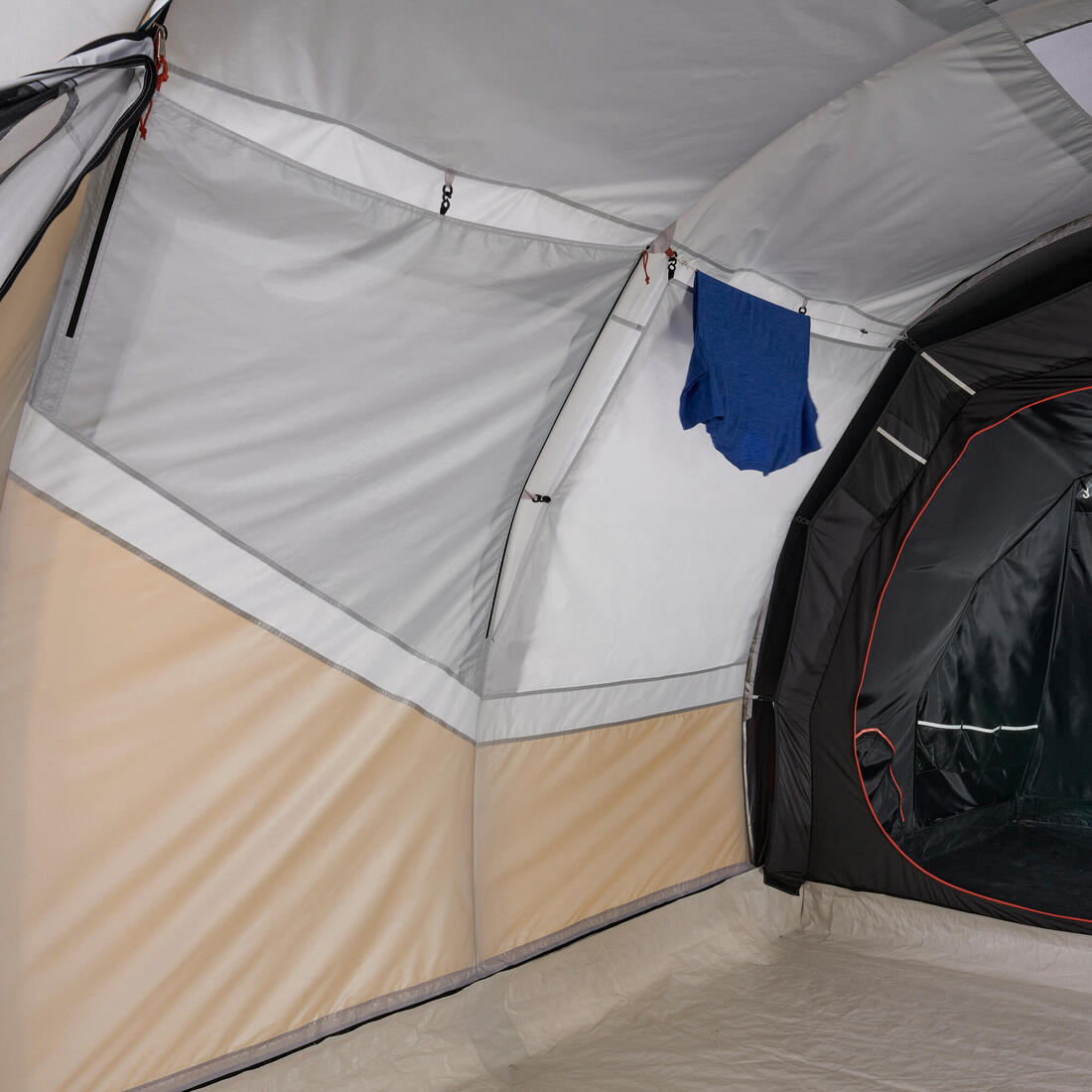 QUECHUA (ケシュア) キャンプ・ハイキング インフレータブル テント 3ルーム AIR SECONDS 6.3 FB 6人用